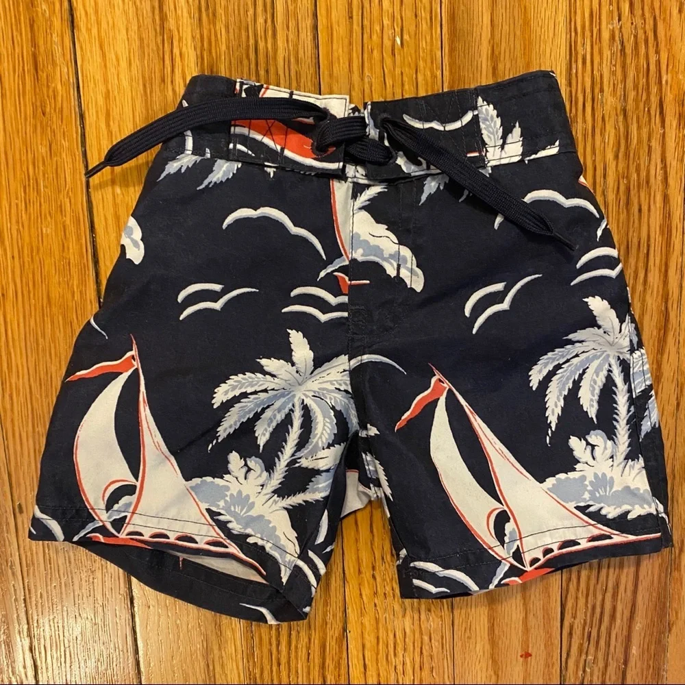 Janie And Jack Baby Boy Swim Trunks 3-6m